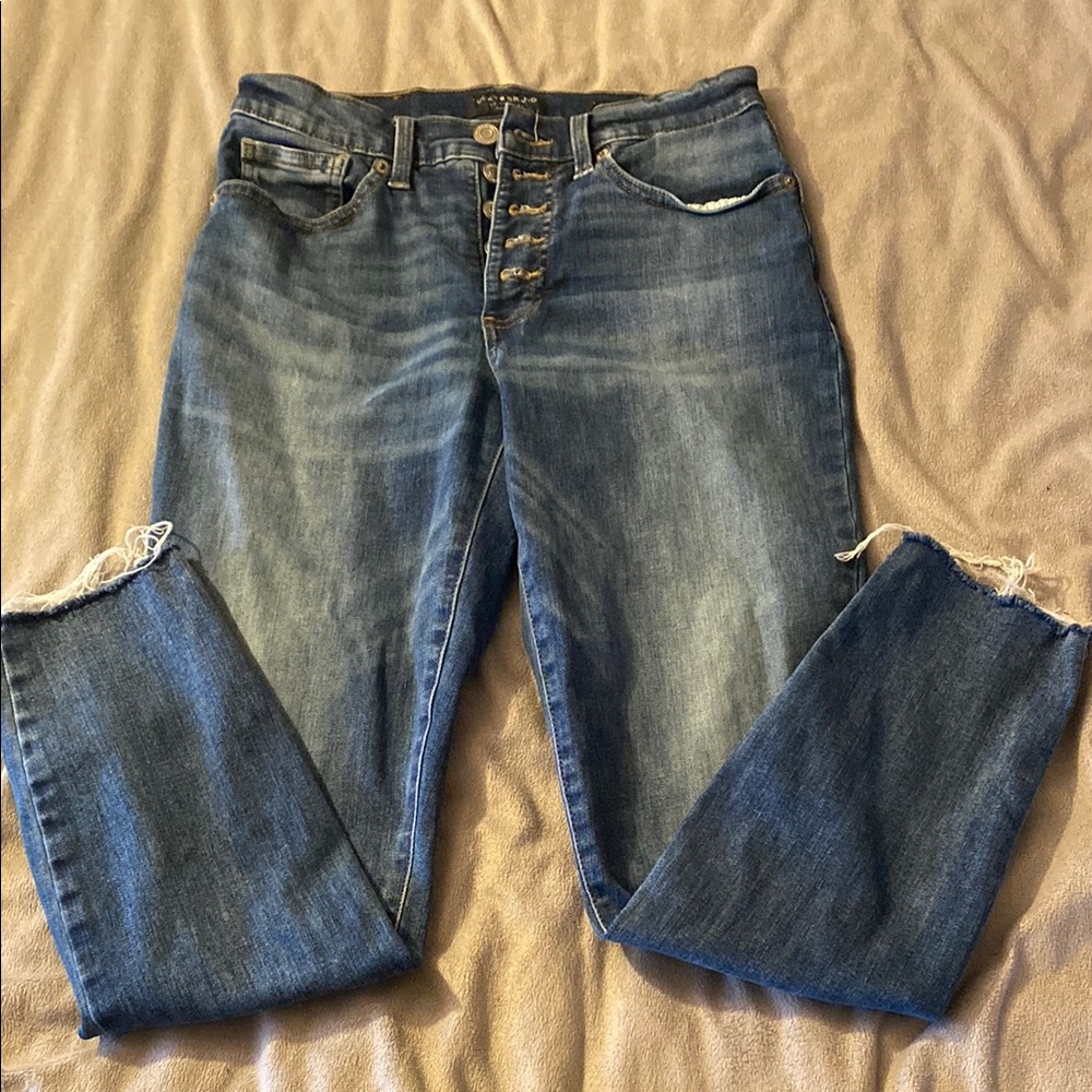 LUCKY BRAND Button Fly Stretch Skinny Jeans